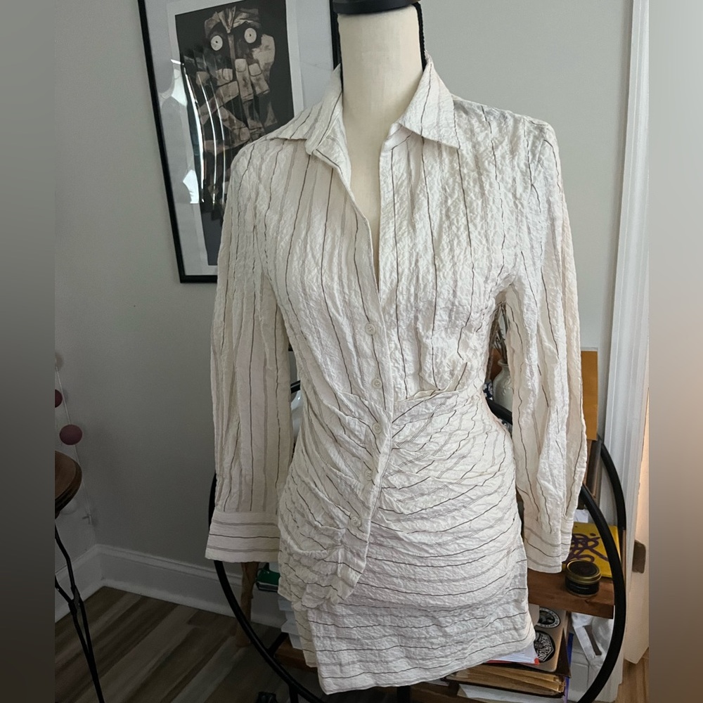 Zara linen skirt set